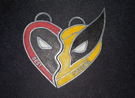 Archivo Stl Deadpool Y Wolverine Collar 💍 ・diseño Imprimible En 3d Para