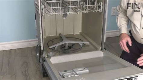 Frigidaire Dishwasher Repair How To Replace The Spray Arm Youtube