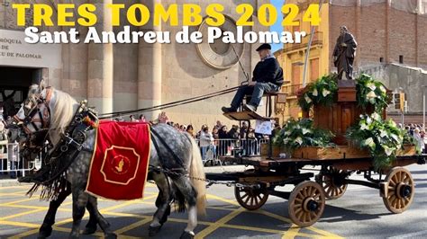 Cabalgata De Los Tres Tombs De Sant Andreu De Palomar En Barcelona