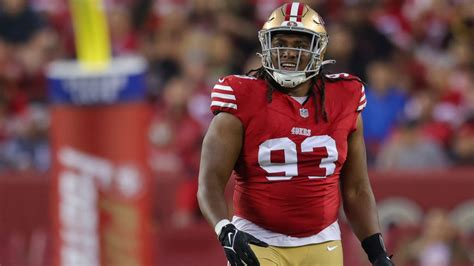 49ers Place D Lineman Kalia Davis On Injured Reserve With Ankle Injury