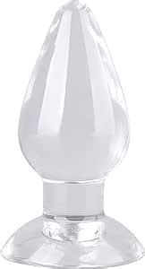 Amazon Tapón anal grande transparente para el trasero enorme