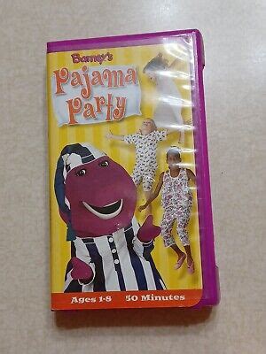 Barneys Pajama Party Vhs Tape Ebay