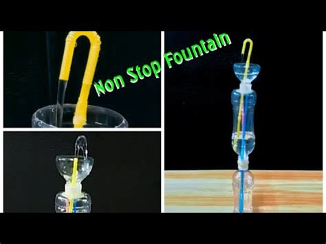 How To Make A Non Stop Heron S Fountain With Plastic Bottles Diy Easy