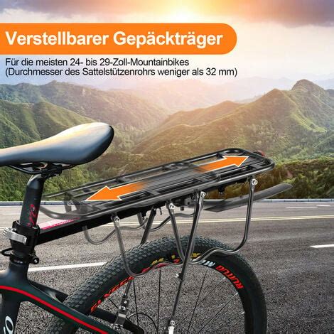 SWANEW Fahrrad Gepäckträger Aluminium Mountainbike Gepäckträger mit