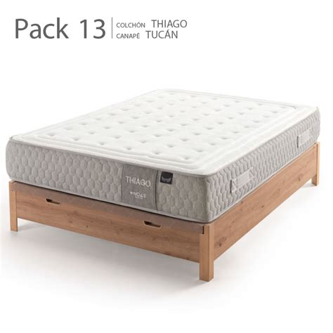 Pack Canape Tuc N Colch N Muelles Ensacados Thiago Deco Home