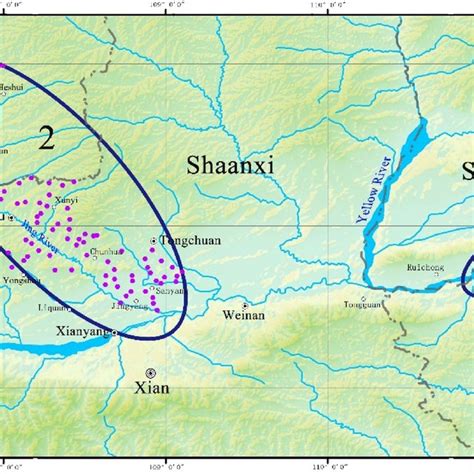 Kernel Density Spatial Distribution Of Silo Caves In Qucun A