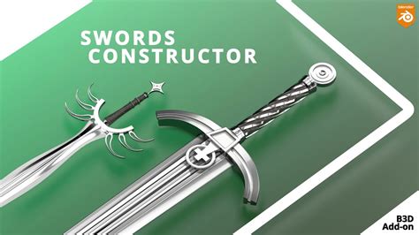 Swords Constructor Blender D Add On Youtube