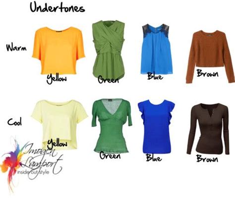 How To Pick Colour Undertones Style Inside Out Style Clothes