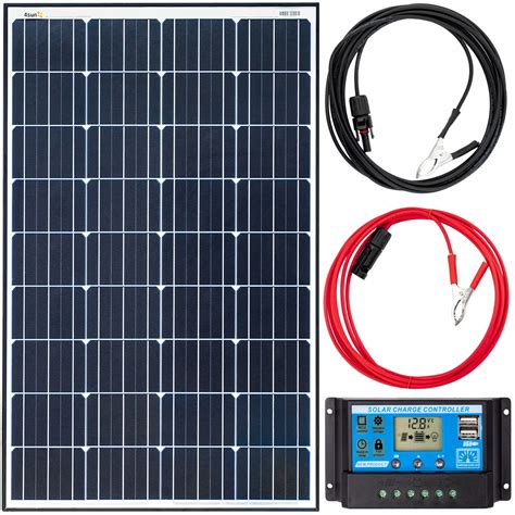 PANEL SOLARNY BATERIA SŁONECZNA 100W 12V REGULATOR akumulator