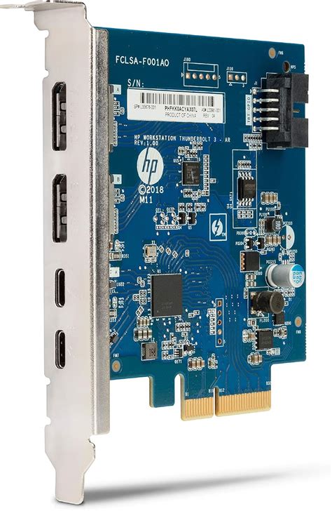 HP 3UU05AA Dual Port Add-In-Card - Thunderbolt Adapter - PCIe ...