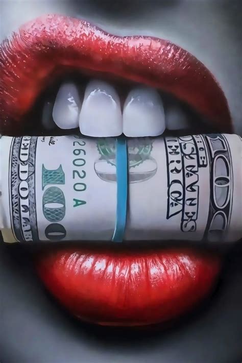 Картина на полотне Деньги в зубах № s25928 в ART-holst.com.ua