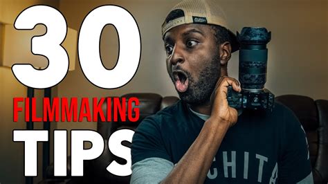 30 Filmmaking Tips In 5 Minutes YouTube