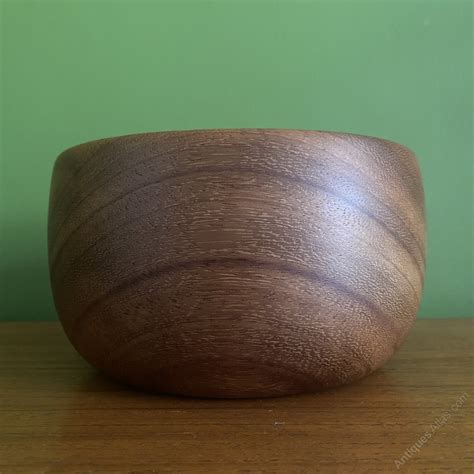 Antiques Atlas Solid Teak Bowl 1960s Vintage