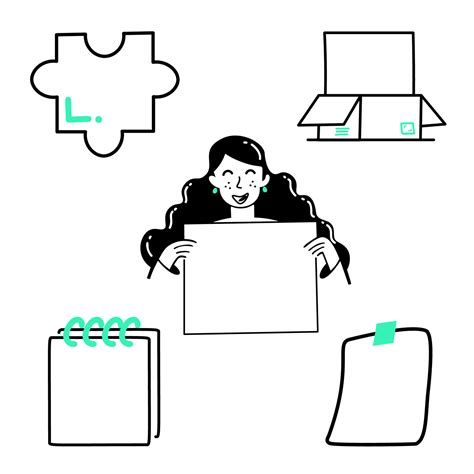 qr code border frames sharing flat illustration  vector art