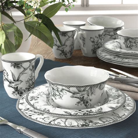 Birch Lane™ Edmund Porcelain China Dinnerware Set Service For 4 And Reviews Wayfair