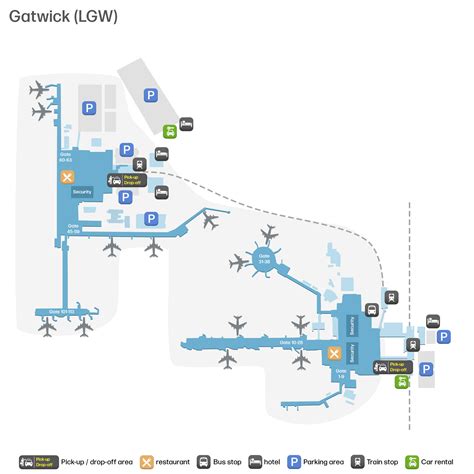 Terminal Map Of London Gatwick Airport Lgw Find Your Way