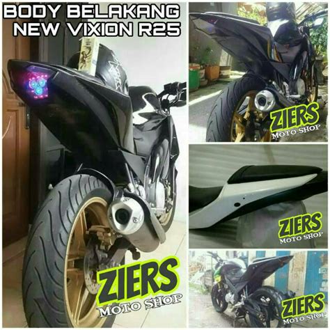 Jual Body Belakang New Vixion Model Yamaha R Indonesia Shopee Indonesia