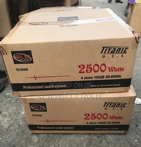 GLS TC18300 Professional Naked Speaker 2500watt 8ohms In Accra Metropolitan Audio Music