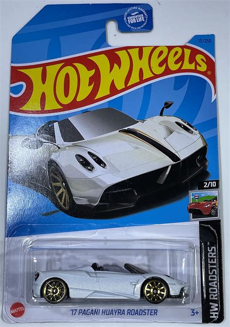 Amazon Hot Wheels Pagani Huayra Roadster White Hw