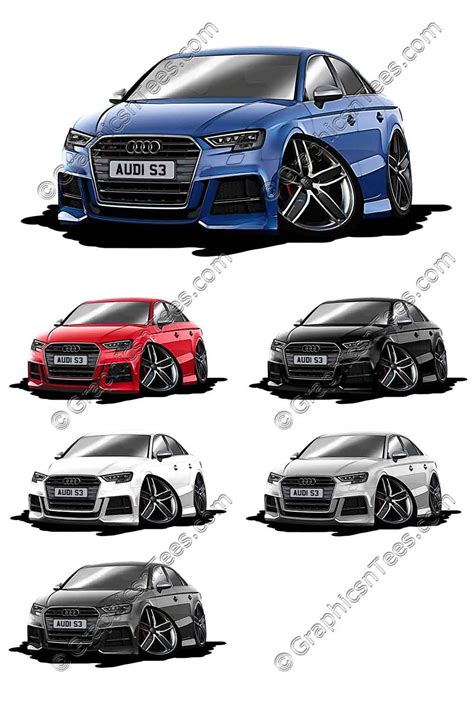 Audi S3 Cartoon Caricature Caricature Cartoon Styles Cartoon