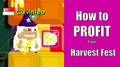 Growtopia 124 How To Profit From Harvest Fest YouTube