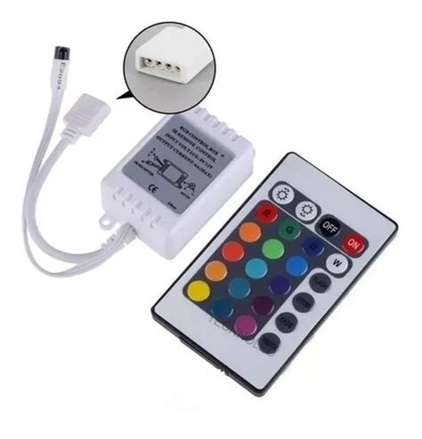 Kit Controle Controlador Para Fita Led Rgb E Mercadolivre