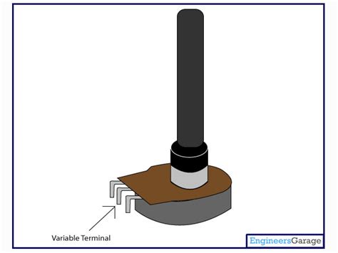 Potentiometer | Variable Resistor Pin Diagram & Description