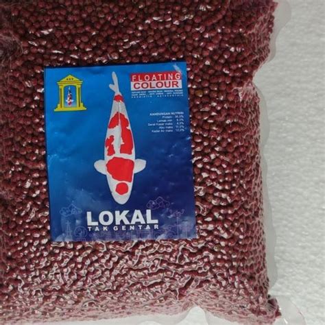 Jual Pakan Ikan Koi Lokal Tak Gentar Ltg 1kg 1 Kg Colour Shopee