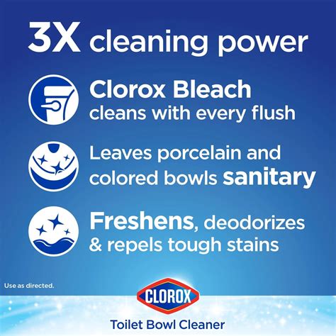 Automatic Toilet Bowl Cleaner Tablets Rain Clean Clorox®