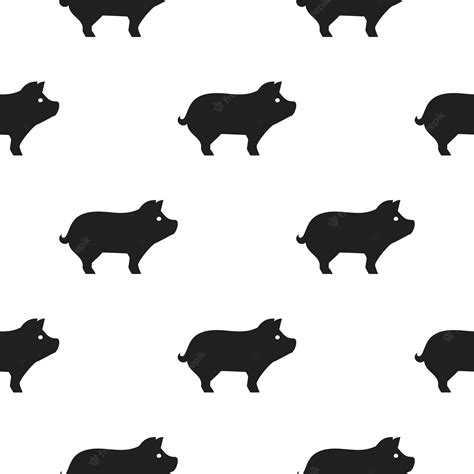 Premium Vector Pig Icon Illustration