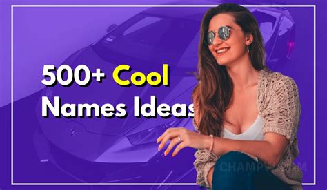 cool names stylish ideas    talk   town