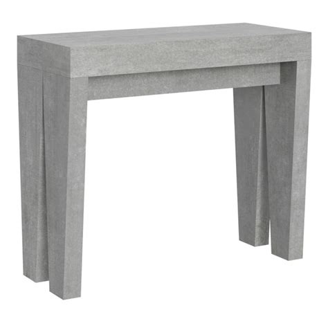 Consolle Allungabile X Cm Effetto Legno Grigio Spimbo Small