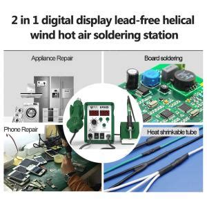 BST 898D 2 In 1 Double Digital Display Hot Air Gun Soldering Station For Mobile Phone Repair
