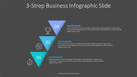 3 Step Business Infographic Slide Free Presentation Template For