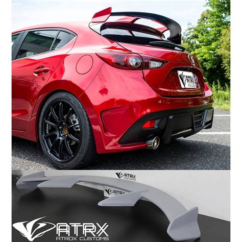 Alerón Spoiler Knight Sports Mazda 3 Hatchback 2014 2018 810000