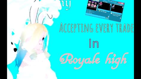 Voice Over 💖🐰🐰accepting Every Trades In Royale High 💖🥺messy Bunny Youtube