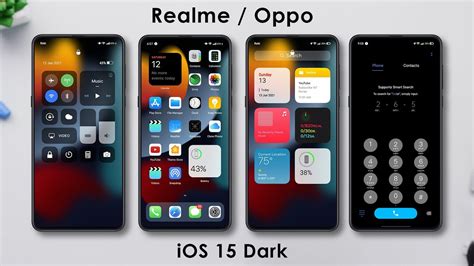 IOS 15 Dark Edition Theme For Realme And Oppo Devices YouTube