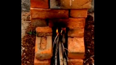 Rocket Stove ராக்கெட் அடுப்பு செய்வது எப்படி Diy Brick Rocket Stove Youtube