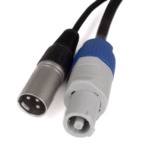 Perfex Powercon XLR Multi Kabel DMX 3m Combo Kablar