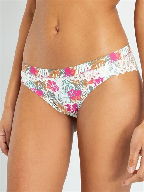 Culotte Mojito Lingerie Cru Imprim Kiabi