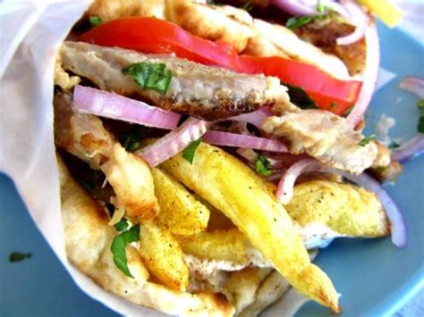 Greek Marinated Pork Gyros Recipe With Homemade Tzatziki Real Greek Recipes