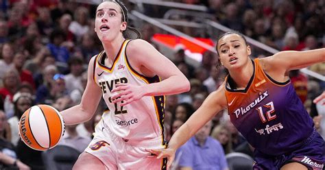 Clark Gets Fifth Straight Double Double Mitchell Scores 28 And Fever Beat Mercury 95 86