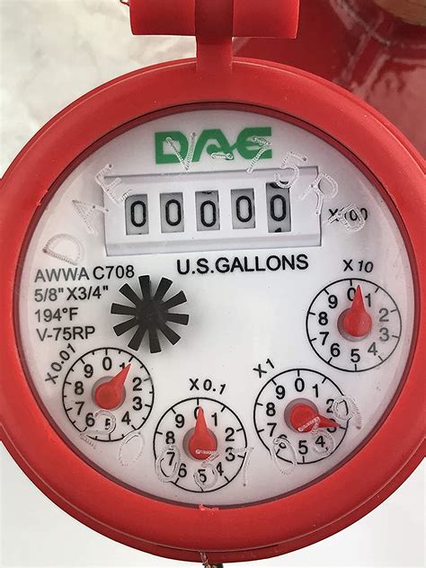 Dae V Rp Vertical Hot Water Meter With Pulse Output Npt