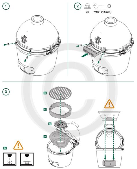 Big Green Egg Mini Egg Bbq Grill User Guide