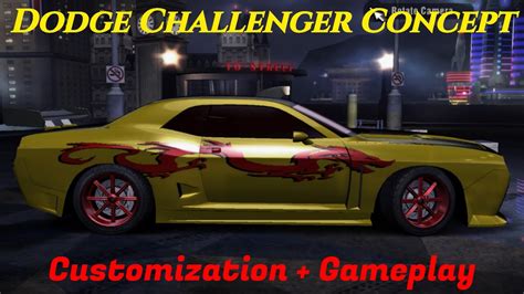 NFS CARBON Dodge Challenger Concept Customization And Gameplay