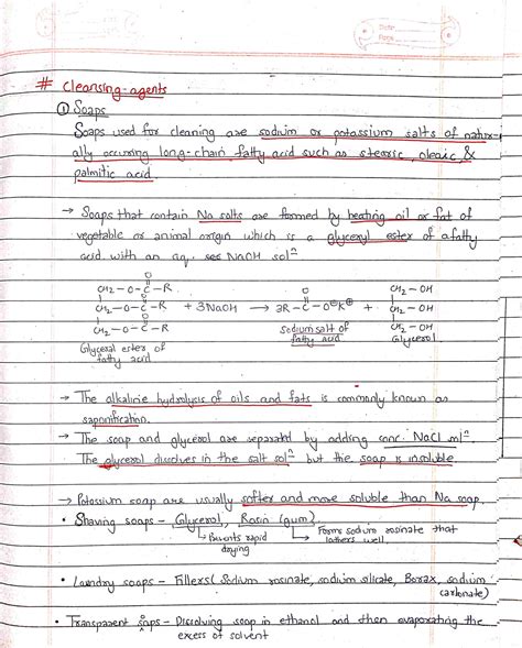 Chemistry In Everyday Life Class 12 Chemistry Handwritten Notes