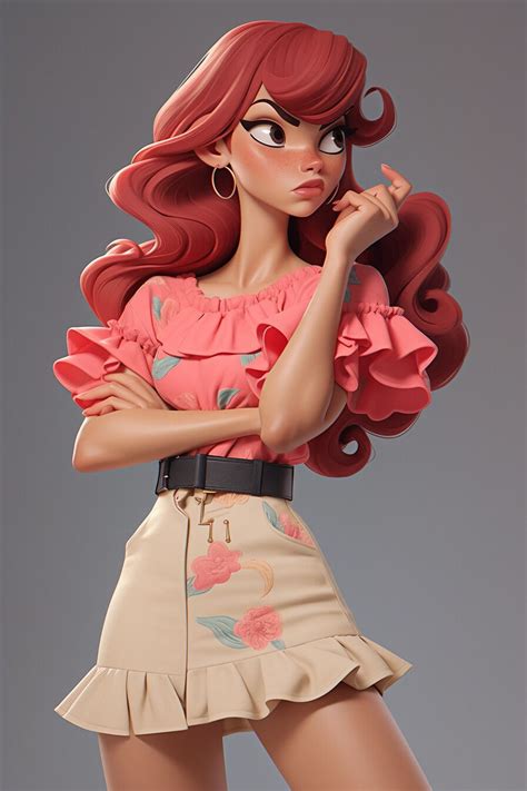 60s Red Hair Airo Red Hair Comic Style Art Comic Styles