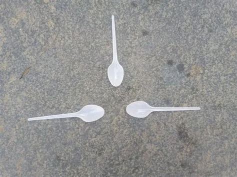 Pcs White Plastic Disposable Spoon For Event And Party Supplies At