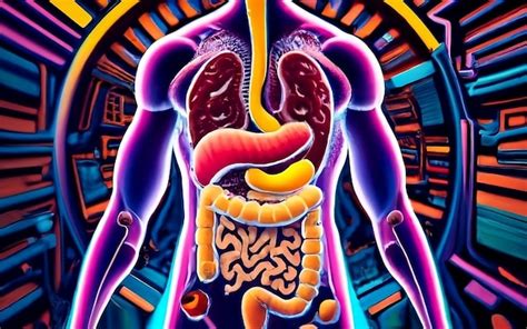 Premium Ai Image Digestive System In Hindi Colorful