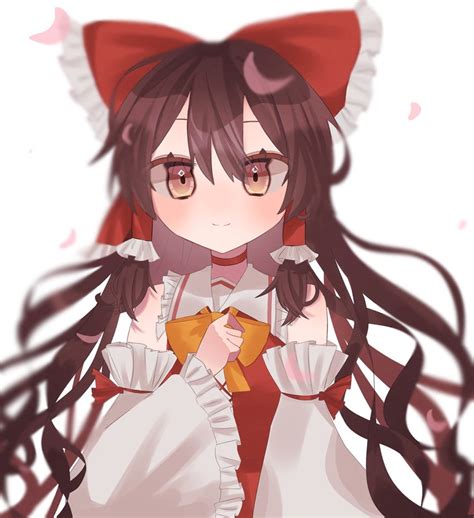 Hakurei Reimu Touhou Drawn By Hai0909 Danbooru